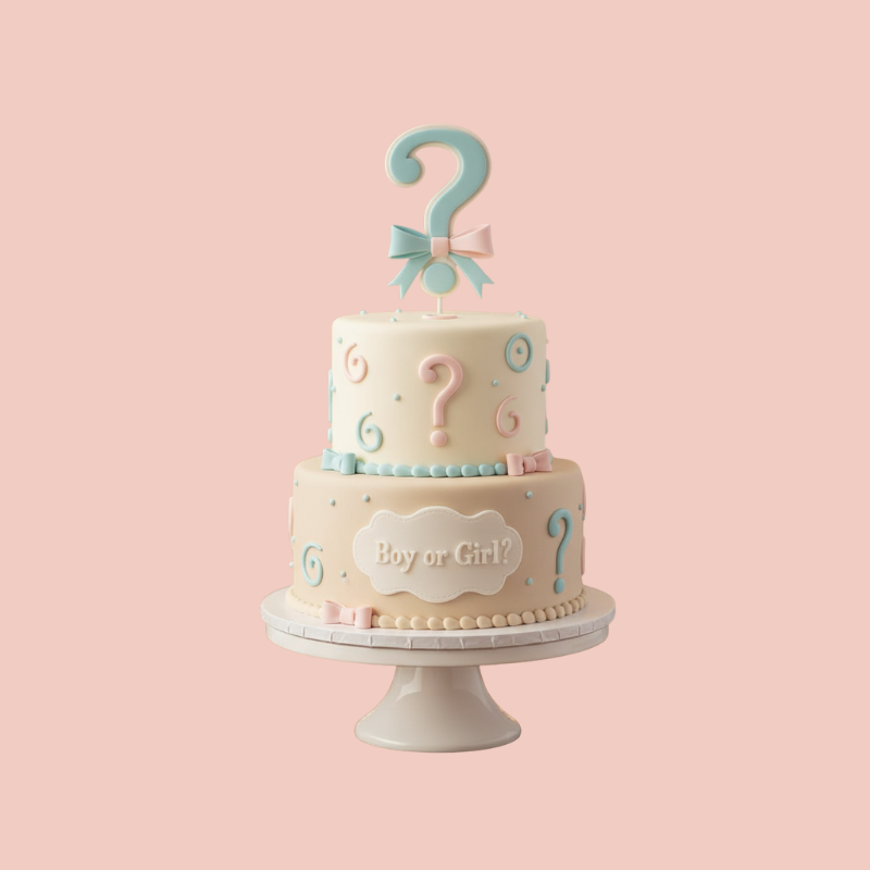 Gender Reveal Cake